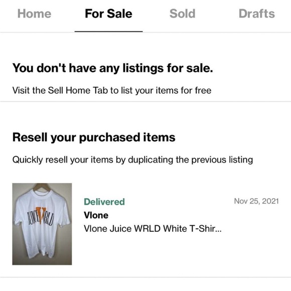 Juice Wrld x Vlone T-shirt - Picture 4 of 4